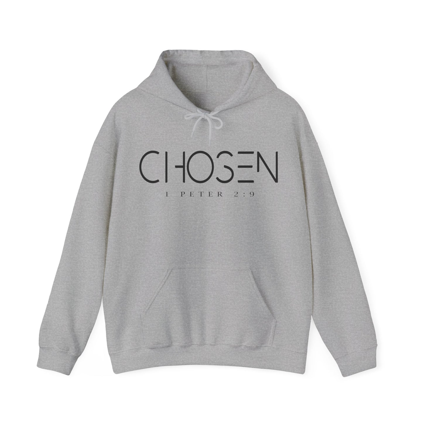 "CHOSEN 1 Peter 2:9" Hooded Sweatshirt