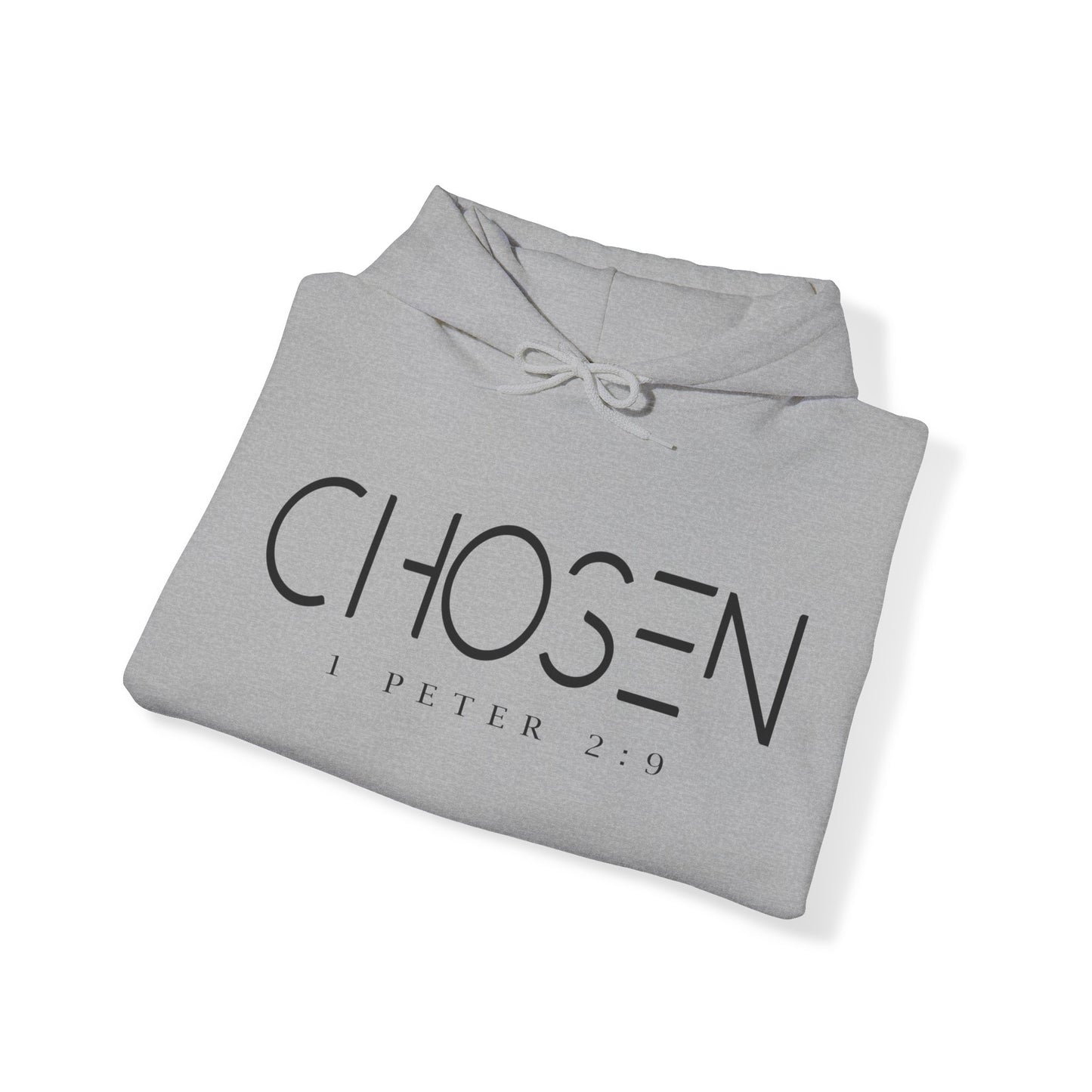 "CHOSEN 1 Peter 2:9" Hooded Sweatshirt