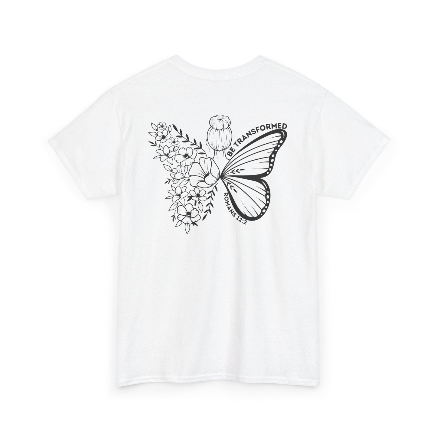 Butterfly 'BE TRANSFORMED' Romans 12:22