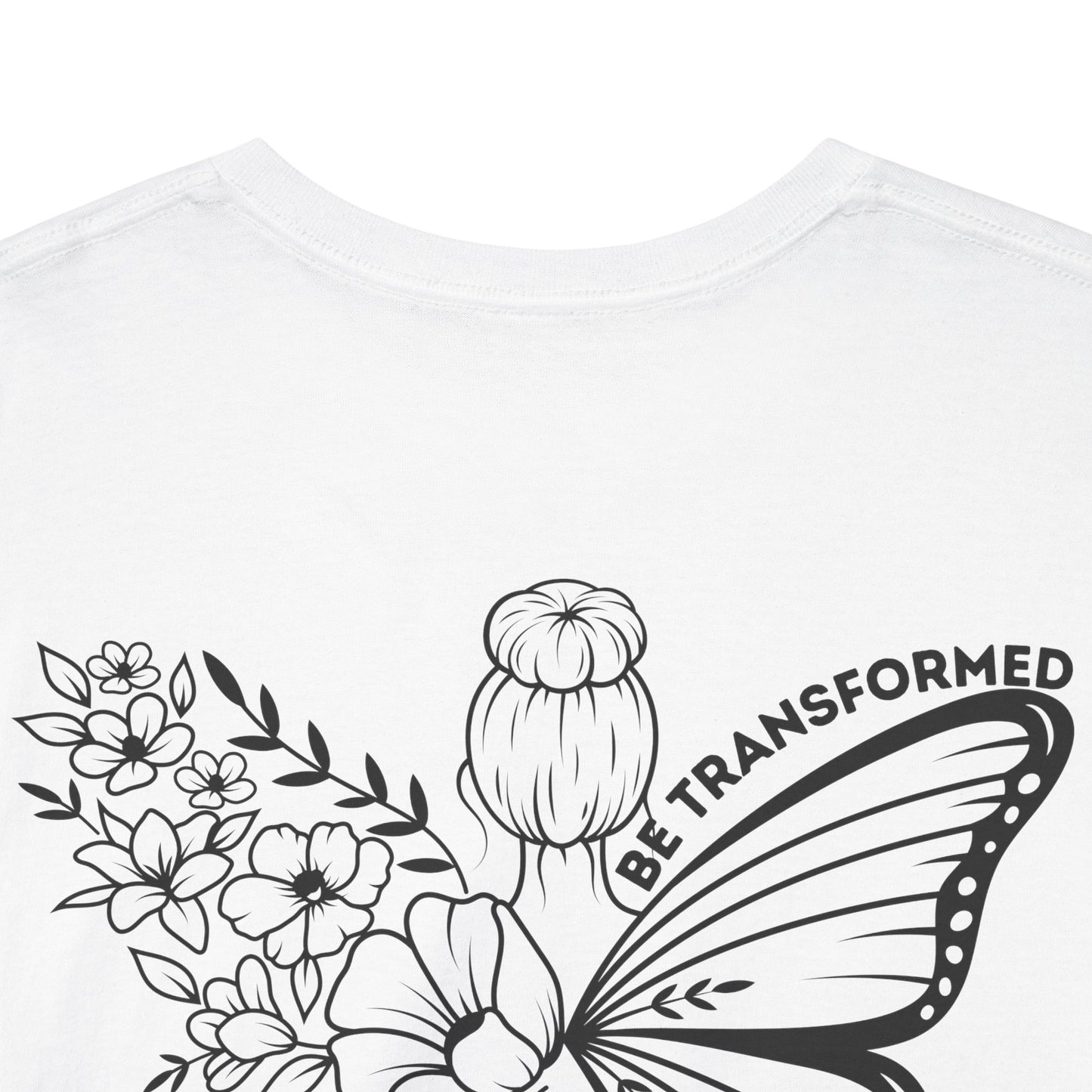 Butterfly 'BE TRANSFORMED' Romans 12:22