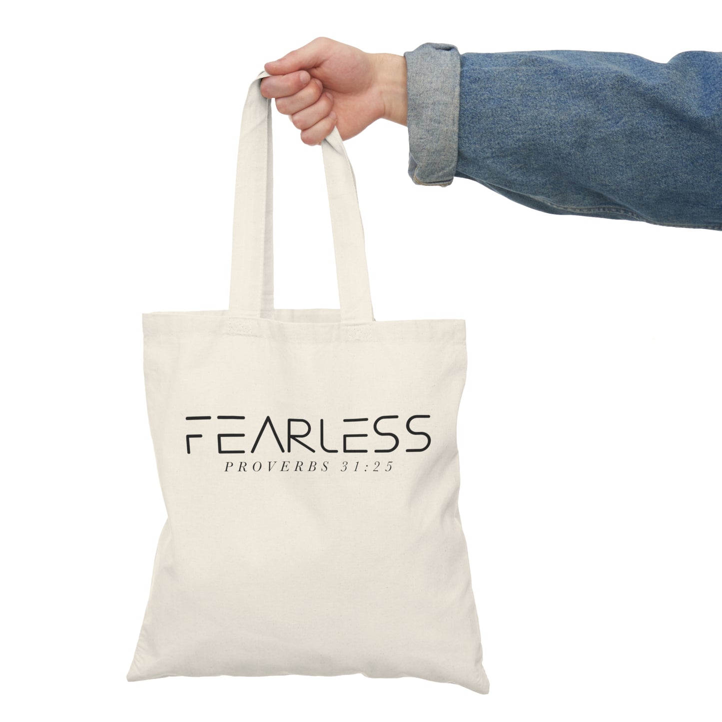 FEARLESS Natural Tote Bag