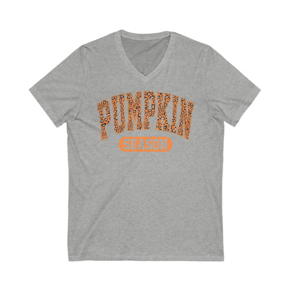 Pumpkin Short Sleeve V-Neck Tee