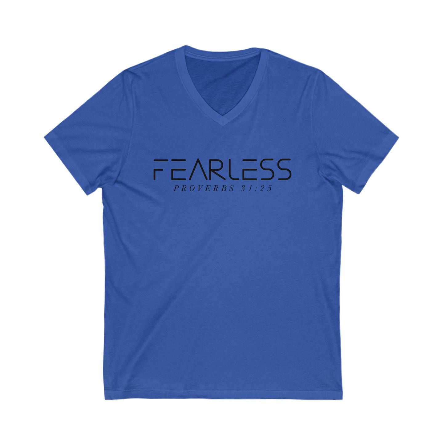 "FEARLESS Proverb 31: Short Sleeve V-Neck Tee