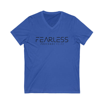 "FEARLESS Proverb 31: Short Sleeve V-Neck Tee