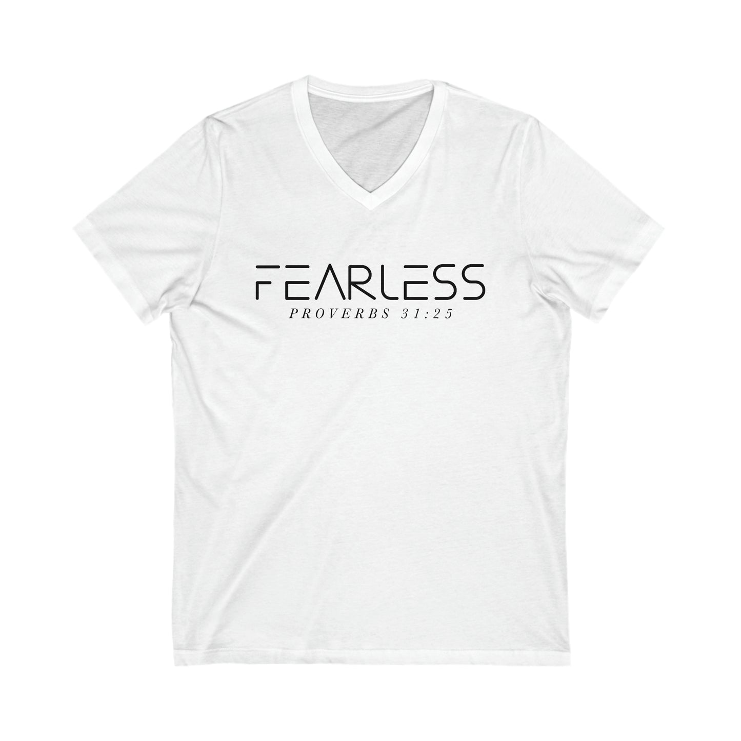 "FEARLESS Proverb 31: Short Sleeve V-Neck Tee