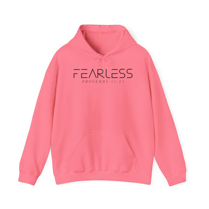 "Fearless Proverb 31:25" Hooded Sweatshirt