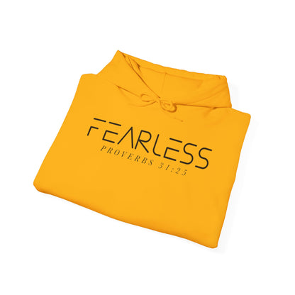 "Fearless Proverb 31:25" Hooded Sweatshirt