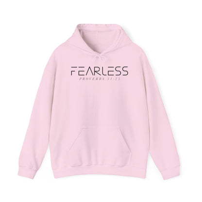 "Fearless Proverb 31:25" Hooded Sweatshirt