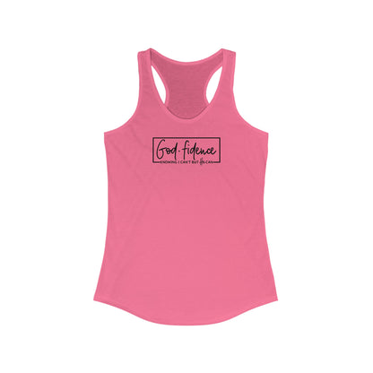 "Godfidence" Women's Racerback Tank