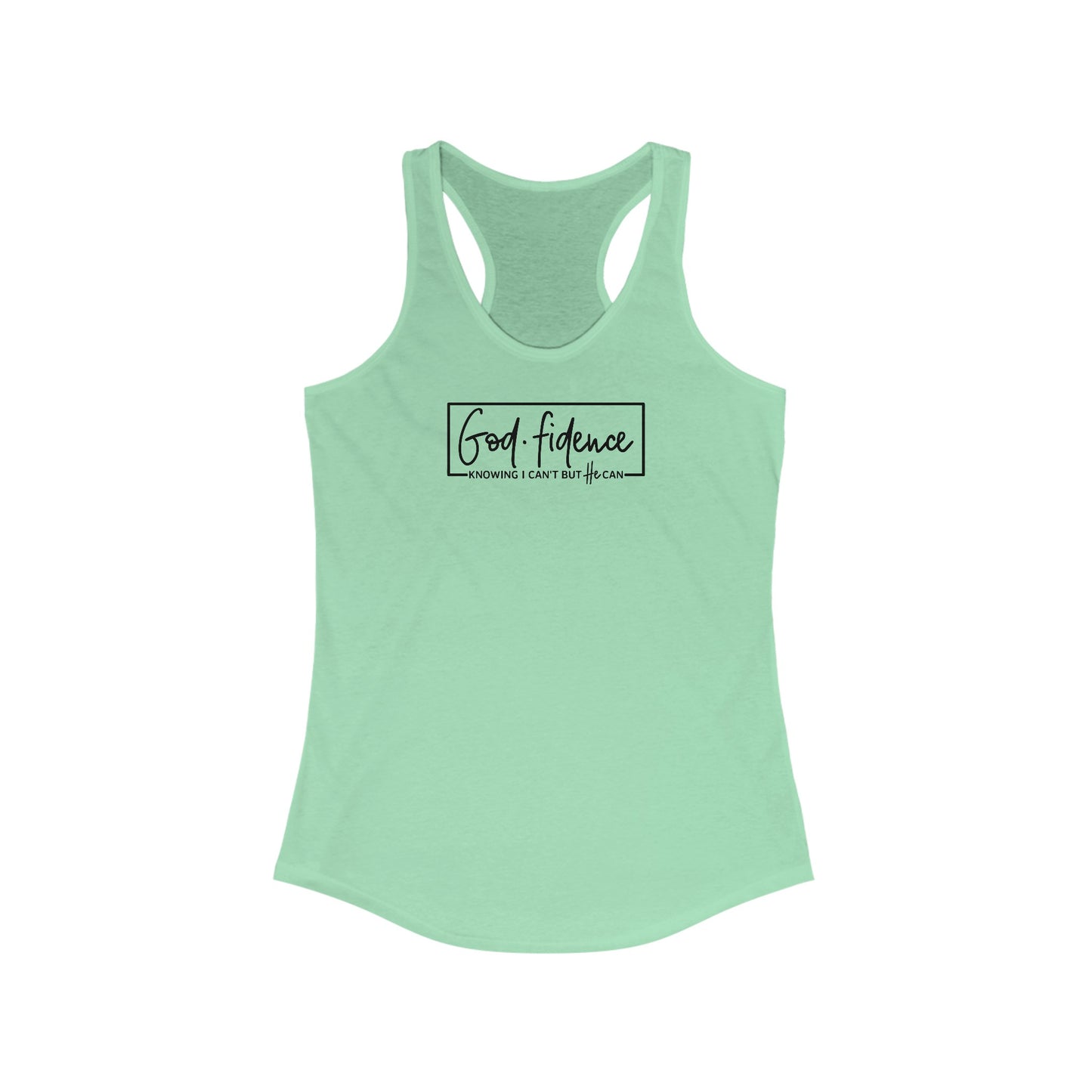 "Godfidence" Women's Racerback Tank