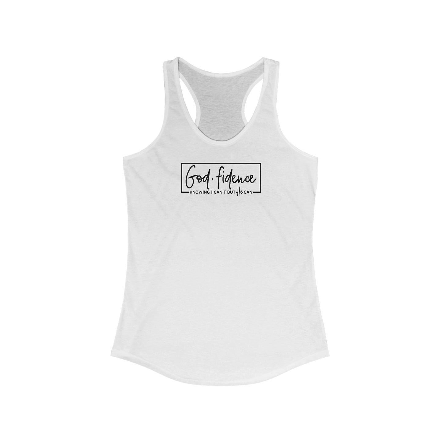 "Godfidence" Women's Racerback Tank