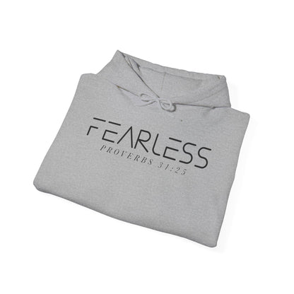 "Fearless Proverb 31:25" Hooded Sweatshirt