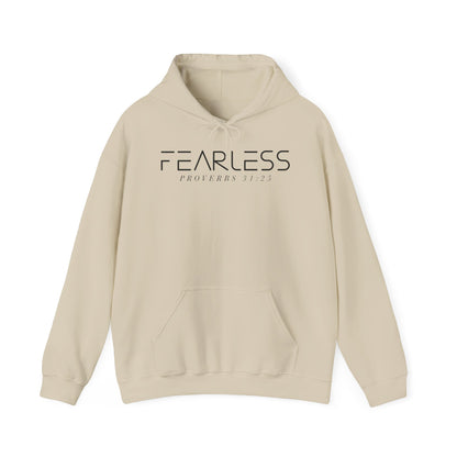 "Fearless Proverb 31:25" Hooded Sweatshirt